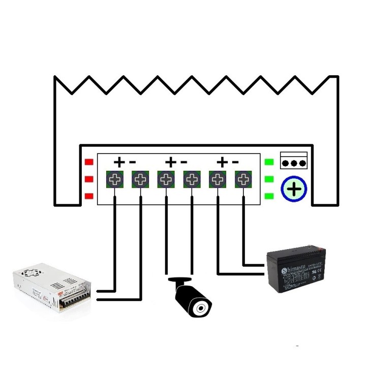 برق اضطراری مدل UPSX-A2-12V